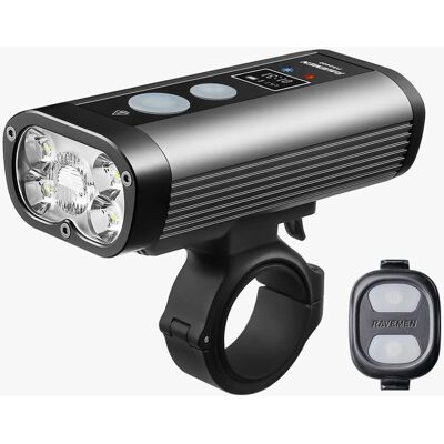 Ravemen PR2400 Grå Framlykta - Mountain & Vägcykling - 2400 Lumen Ravemen PR2400 Grå Framlykta - Mountain & Vägcykling - 2400 Lumen