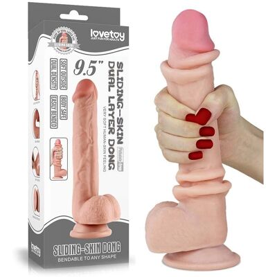 Lovetoy Realistyczny dildo z przyssawką 24 cm - Zabawki erotyczne Lovetoy Realistyczny dildo z przyssawką 24 cm - Zabawki erotyczne