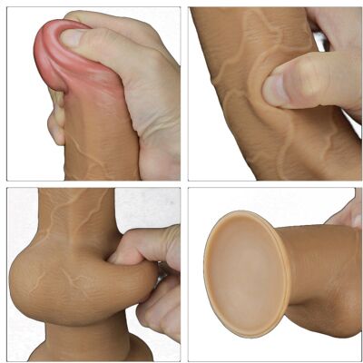 Lovetoy Dual-Layered Silicone Handle Cock 25 cm Dildo - Dildo Lovetoy Dual-Layered Silicone Handle Cock 25 cm Dildo - Dildo