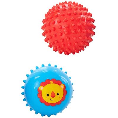 Jouets pour bébés Fisher Price - Balls de lion - 2 pièces - Publicité Jouets pour bébés Fisher Price - Balls de lion - 2 pièces - Publicité