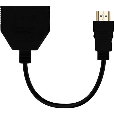 Adaptateur Multiport HDMI LinQ - 2x HDMI Femelle - Full HD - Publicité Adaptateur Multiport HDMI LinQ - 2x HDMI Femelle - Full HD - Publicité