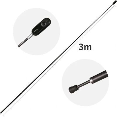 Selfie Stick Esteso Insta360 - Carbonio, 22-118 pollici - Bastone per selfie Selfie Stick Esteso Insta360 - Carbonio, 22-118 pollici - Bastone per selfie