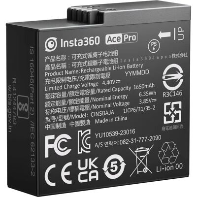 Insta360 Ace Pro Batterie - Action Kamera Akku Insta360 Ace Pro Batterie - Action Kamera Akku