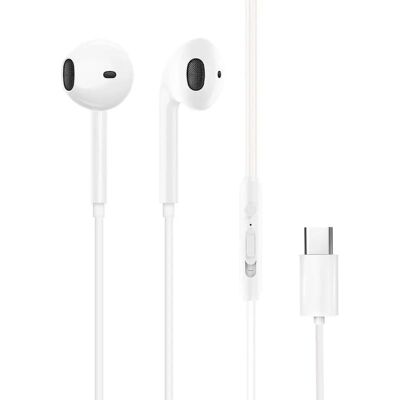 Dudao Weiße USB-C In-Ear-Kopfhörer - Kopfhörer Dudao Weiße USB-C In-Ear-Kopfhörer - Kopfhörer