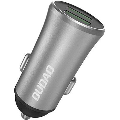 Dudao R6S Autoladegerät - 2 USB Ports - Grau Dudao R6S Autoladegerät - 2 USB Ports - Grau