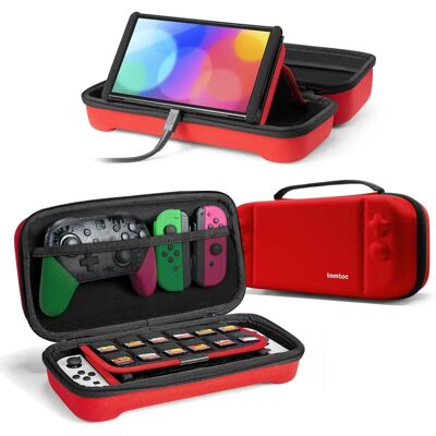 tomtoc Reisetasche für Nintendo Switch - Stoßfest, Wasserabweisend, 24 Spiele tomtoc Reisetasche für Nintendo Switch - Stoßfest, Wasserabweisend, 24 Spiele