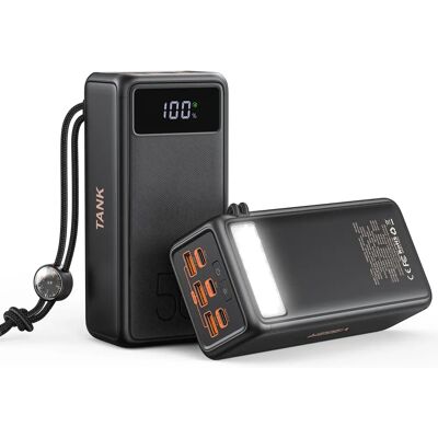 Veger VP5001C Powerbanka - 56000mAh, 130W, LED osvětlení Veger VP5001C Powerbanka - 56000mAh, 130W, LED osvětlení