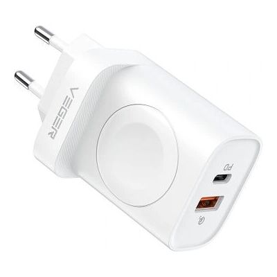 Chargeur sans fil Veger W002E 3-en-1 - Charge rapide - Publicité Chargeur sans fil Veger W002E 3-en-1 - Charge rapide - Publicité
