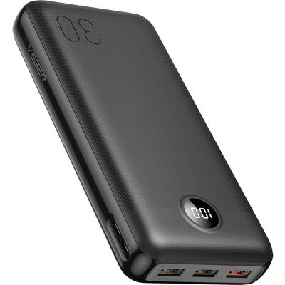 Veger L30S Power Bank - 30000mAh Noir - Publicité Veger L30S Power Bank - 30000mAh Noir - Publicité