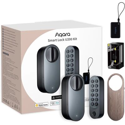 Aqara U200 Smart Lock - Schwarz - Schlüsselos Sicherheit Aqara U200 Smart Lock - Schwarz - Schlüsselos Sicherheit