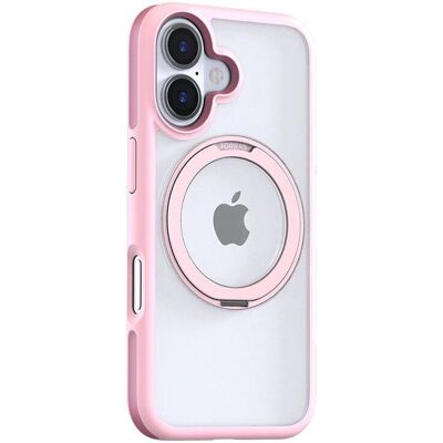 Torras iPhone 16 Rózsaszín Ostand R Fusion Tok - Okostelefon Szilikon Tok Torras iPhone 16 Rózsaszín Ostand R Fusion Tok - Okostelefon Szilikon Tok