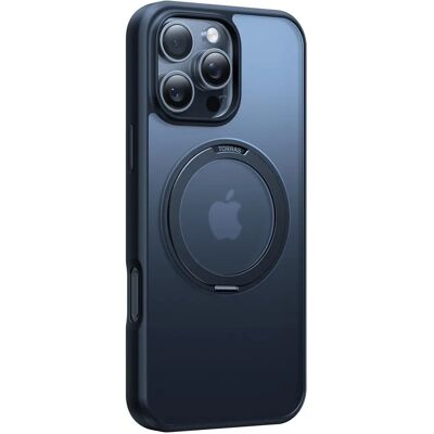 Torras fleksibelt plastikcover til iPhone 16 Pro Max med ringstativ - Mobilcover Torras fleksibelt plastikcover til iPhone 16 Pro Max med ringstativ - Mobilcover