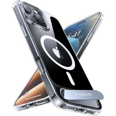 Torras Pstand sorozat átlátszó okostelefon tok iPhone 16 Pro Max Torras Pstand sorozat átlátszó okostelefon tok iPhone 16 Pro Max