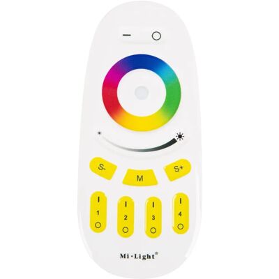 Telecomando RF MiBoxer per controller LED RGBW - 30m Portata Telecomando RF MiBoxer per controller LED RGBW - 30m Portata