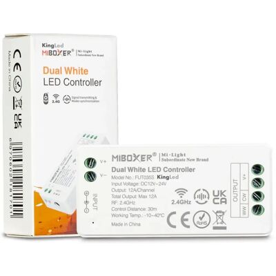 MiBoxer Dual White LED Controller - 12/24V - Dimmbar MiBoxer Dual White LED Controller - 12/24V - Dimmbar