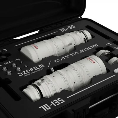 Dzofilm Catta Zoom 2-Lens Kit - Plein format, Blanc - Publicité Dzofilm Catta Zoom 2-Lens Kit - Plein format, Blanc - Publicité