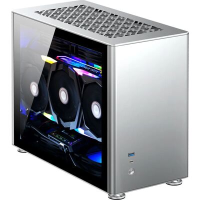 Jonsbo A4 Silver Mini-ITX Case with Tempered Glass Jonsbo A4 Silver Mini-ITX Case with Tempered Glass