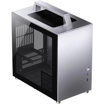 Boîtier Mini-ITX Jonsbo T8 PLUS - Verre Trempé - Argent - Publicité Boîtier Mini-ITX Jonsbo T8 PLUS - Verre Trempé - Argent - Publicité
