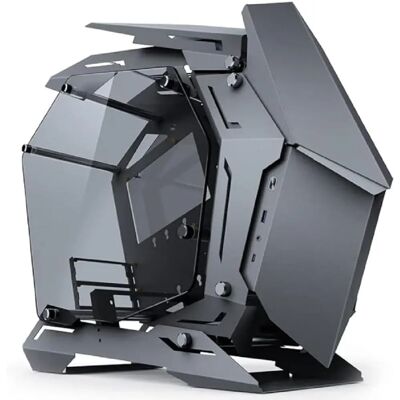 Boîtier PC Micro-ATX Gris Jonsbo - Design Futuriste - Publicité Boîtier PC Micro-ATX Gris Jonsbo - Design Futuriste - Publicité
