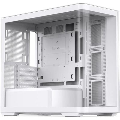 Jonsbo D300 Micro-ATX PC-Gehäuse - Temperiertes Glas - Weiß Jonsbo D300 Micro-ATX PC-Gehäuse - Temperiertes Glas - Weiß