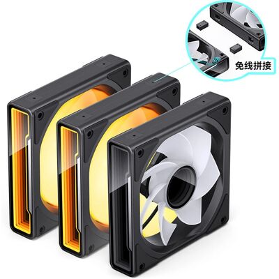 Ventilatore Jonsbo ZK-120BR 3-in-1 - RGB, nero, 120mm Ventilatore Jonsbo ZK-120BR 3-in-1 - RGB, nero, 120mm