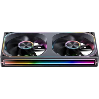 Jonsbo ZA-240 Infinity Mirror ARGB Reverse Blade PWM 240mm PC Ventilator - Zwart Jonsbo ZA-240 Infinity Mirror ARGB Reverse Blade PWM 240mm PC Ventilator - Zwart