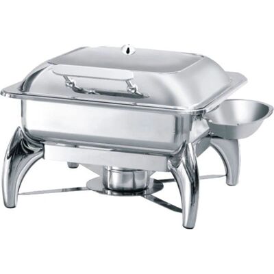 Atosa Chafing Dish - GN 2/3 - Couvercle en verre - 4,8L - Publicité Atosa Chafing Dish - GN 2/3 - Couvercle en verre - 4,8L - Publicité