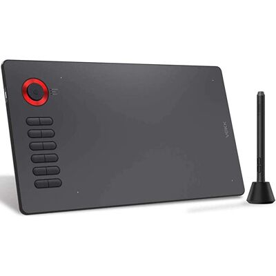 Veikk A15 Pro Grafiktablett - 25,4x15,2cm, 5080 LPI, Rot Veikk A15 Pro Grafiktablett - 25,4x15,2cm, 5080 LPI, Rot