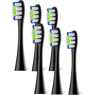 Oclean Bürstenkopf Plaque Control Schwarz - Ersatzbürsten 6er Pack Oclean Bürstenkopf Plaque Control Schwarz - Ersatzbürsten 6er Pack