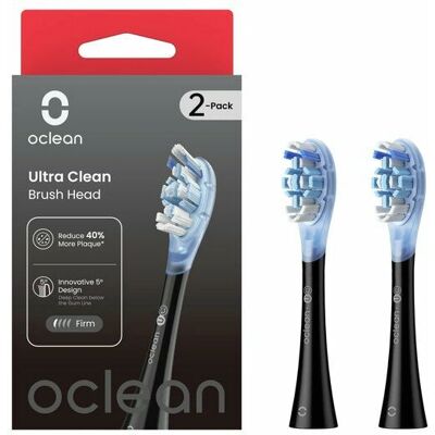 Oclean UC02 Schwarze Ersatzbürsten 2 Stück - Zahnbürstenköpfe Oclean UC02 Schwarze Ersatzbürsten 2 Stück - Zahnbürstenköpfe