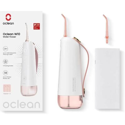 Oclean W10 - Oral Irrigator - Pink - 2 Nozzles - Unisex Oclean W10 - Oral Irrigator - Pink - 2 Nozzles - Unisex