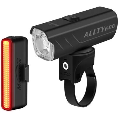 Magicshine Allty 600 V2.0 Fahrradlicht-Set - Anti-Reflex, USB-C Magicshine Allty 600 V2.0 Fahrradlicht-Set - Anti-Reflex, USB-C