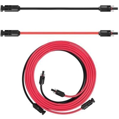 Accessoires pour Station d'Énergie Bluetti - Câble d'Extension Solaire 10M MC4 - Publicité Accessoires pour Station d'Énergie Bluetti - Câble d'Extension Solaire 10M MC4 - Publicité
