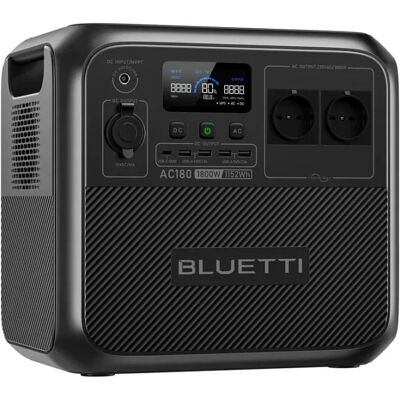 Estación de energía solar portátil Bluetti AC180 1152Wh LiFePO4 Estación de energía solar portátil Bluetti AC180 1152Wh LiFePO4