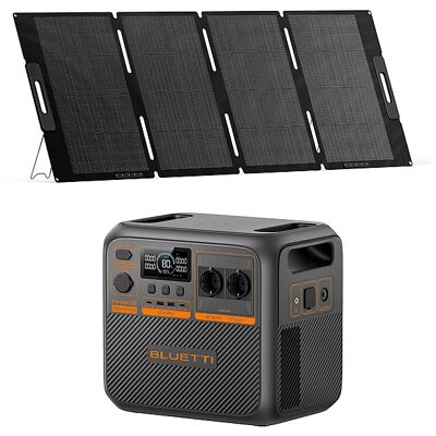 Station d'énergie Bluetti AC270P - Panneau solaire 200W - 2073,6 Wh - Kit générateur - Publicité Station d'énergie Bluetti AC270P - Panneau solaire 200W - 2073,6 Wh - Kit générateur - Publicité