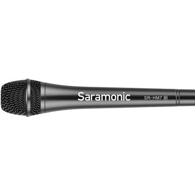 Microphone Saramonic HM7-Di - Microphone Dynamique Cardioïde à Main XLR & Lightning iOS - Publicité Microphone Saramonic HM7-Di - Microphone Dynamique Cardioïde à Main XLR & Lightning iOS - Publicité