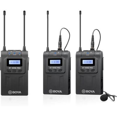 Système micro sans fil Boya BY-WM8 Pro-K2 - Noir - Publicité Système micro sans fil Boya BY-WM8 Pro-K2 - Noir - Publicité