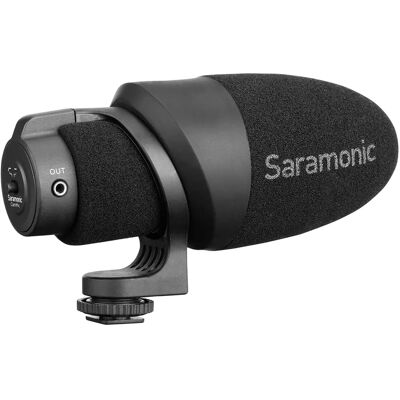 Microphone canon léger Saramonic CamMic - Compatibilité Universelle avec Caméra - Publicité Microphone canon léger Saramonic CamMic - Compatibilité Universelle avec Caméra - Publicité