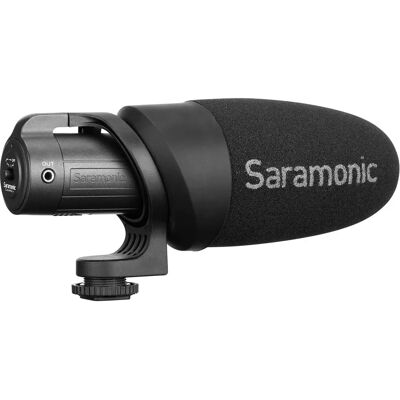 Microphone SARAMONIC CamMic+ - Léger, Vidéo, Noir - Publicité Microphone SARAMONIC CamMic+ - Léger, Vidéo, Noir - Publicité