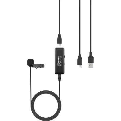 Micro lavalier Boya BY-DM10UC - Omnidirectionnel, câble 6m Micro lavalier Boya BY-DM10UC - Omnidirectionnel, câble 6m