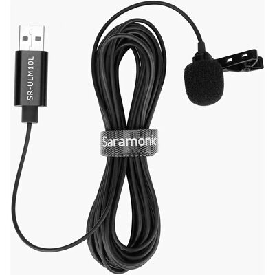 Saramonic ULM10L Lavalier USB mikrofon - Klipszes mikrofon (600cm) Saramonic ULM10L Lavalier USB mikrofon - Klipszes mikrofon (600cm)