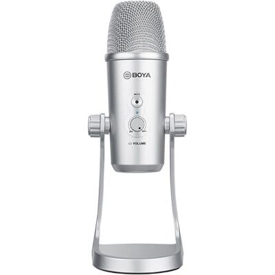 BOYA BY-PM700SP Silber Mikrofon - USB Kondensatorstudio & Podcast BOYA BY-PM700SP Silber Mikrofon - USB Kondensatorstudio & Podcast