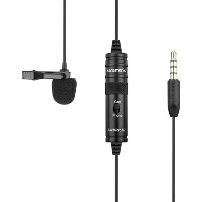 Microfono a Lavalier Saramonic LavMicro U2 - Compatto, Cavo 6m, Omnidirezionale Microfono a Lavalier Saramonic LavMicro U2 - Compatto, Cavo 6m, Omnidirezionale