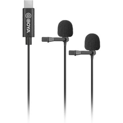 Mikrofon BOYA BY-M3D - Lavalier Omnidirectional - USB-C - Czarny Mikrofon BOYA BY-M3D - Lavalier Omnidirectional - USB-C - Czarny