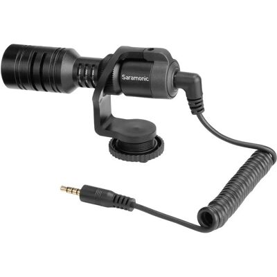 Microfono compatto Saramonic Vmic Mini per DSLR e smartphone Microfono compatto Saramonic Vmic Mini per DSLR e smartphone