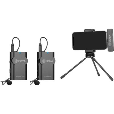 Boya BY-WM4 Pro-K4 Drahtloses Mikrofonsystem - Kompakt, iOS Kompatibel Boya BY-WM4 Pro-K4 Drahtloses Mikrofonsystem - Kompakt, iOS Kompatibel