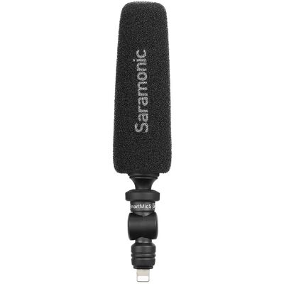 Microphone Saramonic SmartMic5 Di pour iPhone et iPad - Microphone canon compact anti-bruit - Publicité Microphone Saramonic SmartMic5 Di pour iPhone et iPad - Microphone canon compact anti-bruit - Publicité