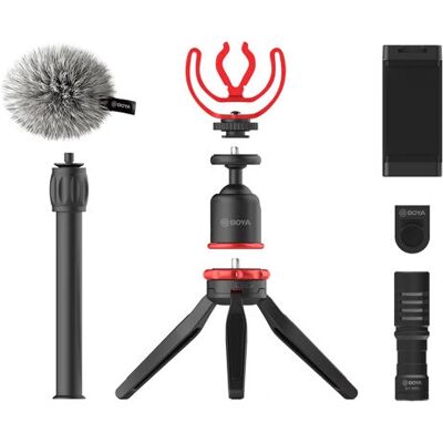 BOYA BY-VG330 Smartphone/Action Kamera Tripod - Videokit BOYA BY-VG330 Smartphone/Action Kamera Tripod - Videokit