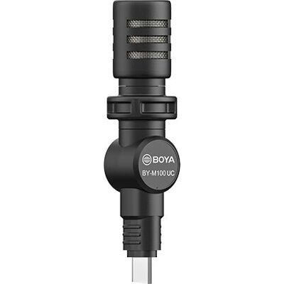 Micrófono Boya BY-M100UC - Negro - Omnidireccional - USB-C Micrófono Boya BY-M100UC - Negro - Omnidireccional - USB-C