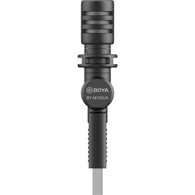 Microphone BOYA BY-M100UA - Omnidirectionnel, USB, Noir Microphone BOYA BY-M100UA - Omnidirectionnel, USB, Noir